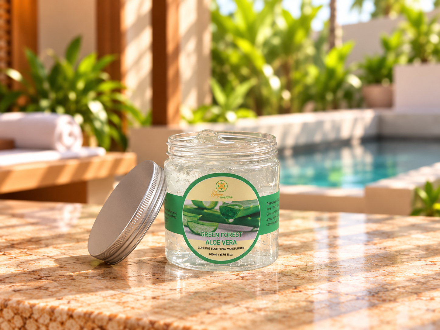 Aloe vera cooling gel products in Gaya Warna