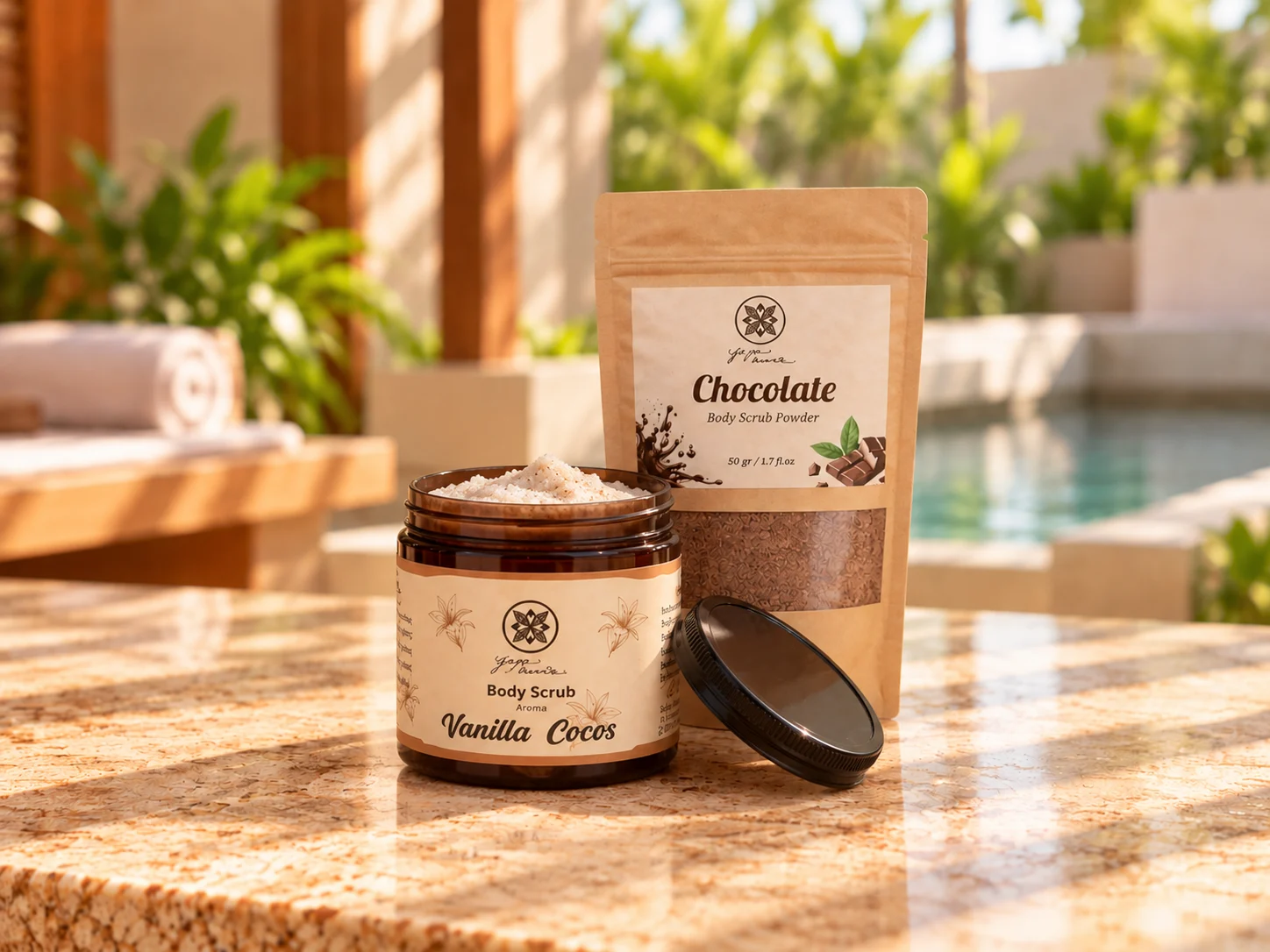 Body scrub products in Gaya Warna