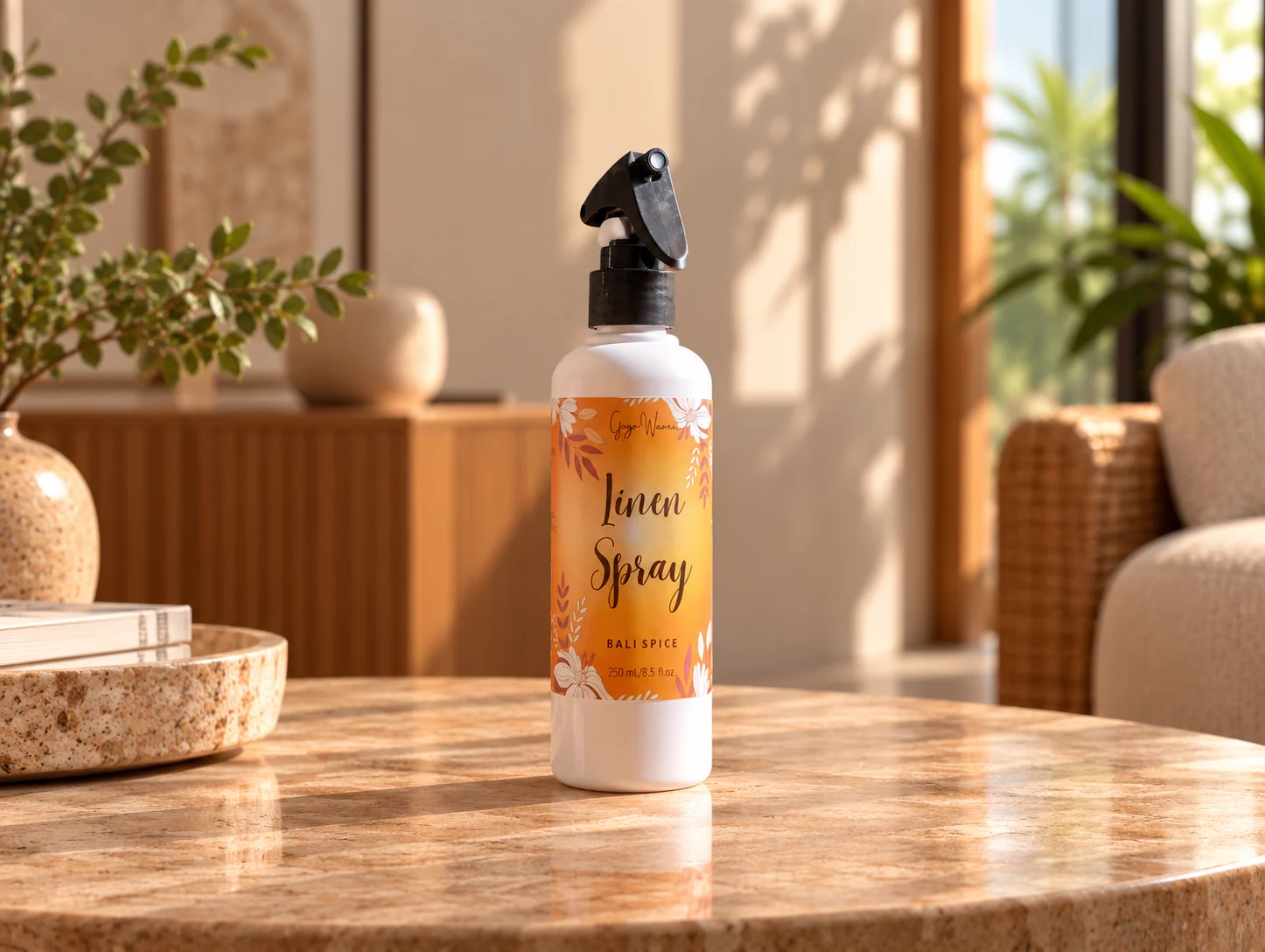 Linen spray products in Gaya Warna